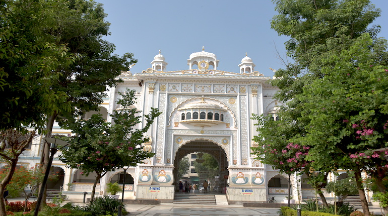 Entrance to the Hazur Sahib gurudwara in Nanded